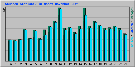 Stunden-Statistik im Monat November 2021